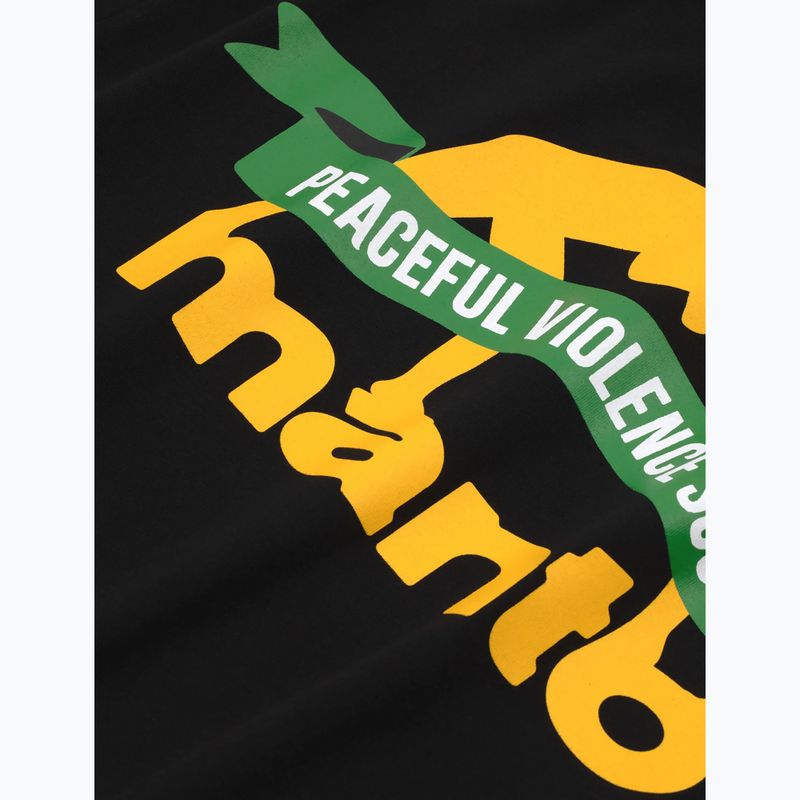 Чоловіча футболка MANTO Ribbon чорний 4