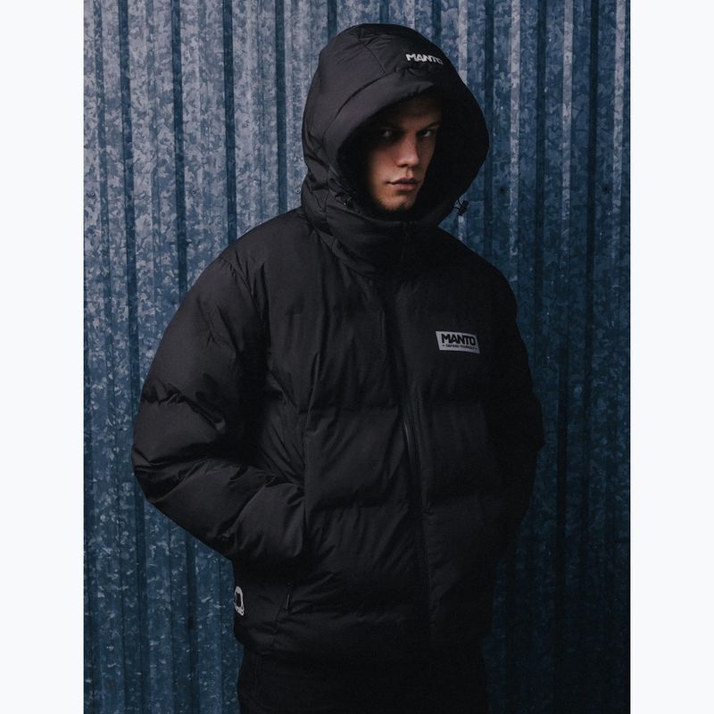 Чоловіча зимова куртка MANTO Defend чорний 7