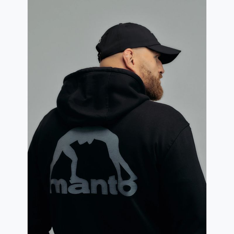 Чоловіча худі MANTO Peaceful Violence Hoody чорний 2