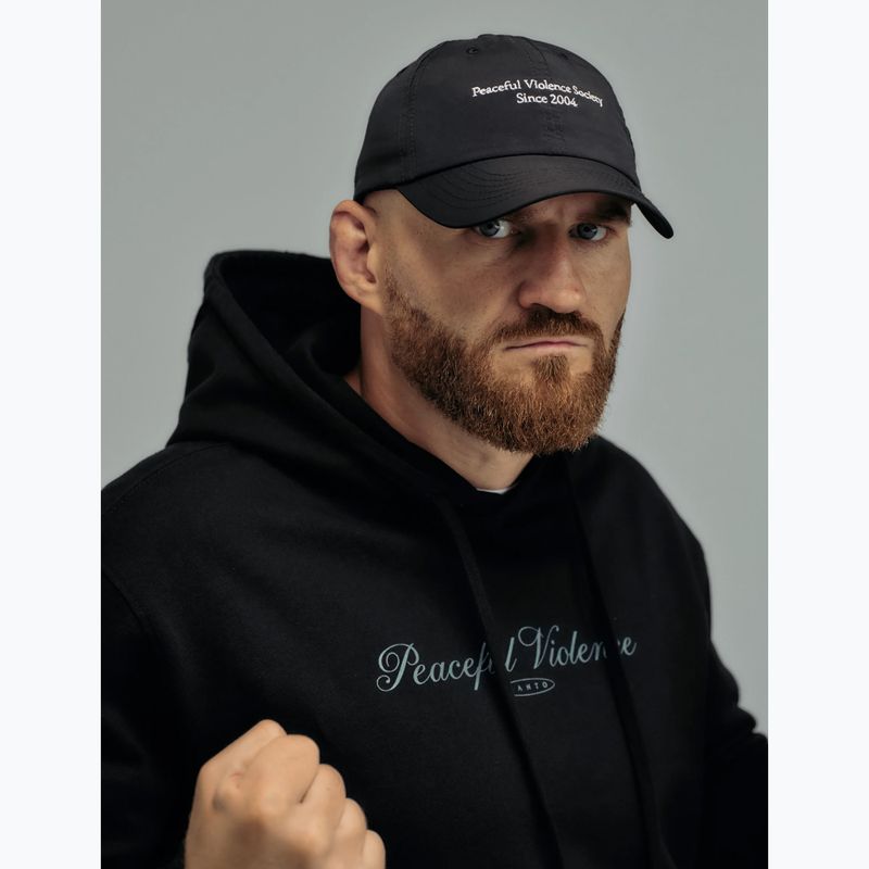 Кофта чоловіча MANTO Peaceful Violence Hoody чорний 3