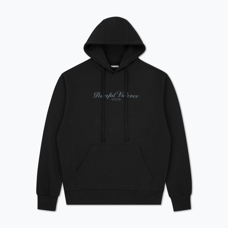 Кофта чоловіча MANTO Peaceful Violence Hoody чорний 4