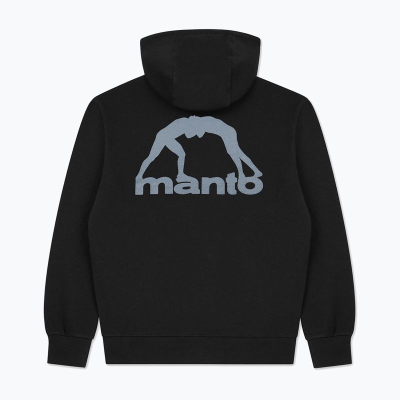 Чоловіча худі MANTO Peaceful Violence Hoody чорний 5