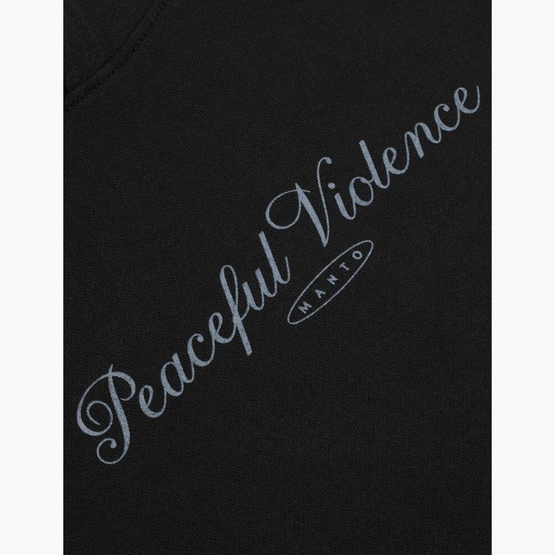 Чоловіча худі MANTO Peaceful Violence Hoody чорний 6
