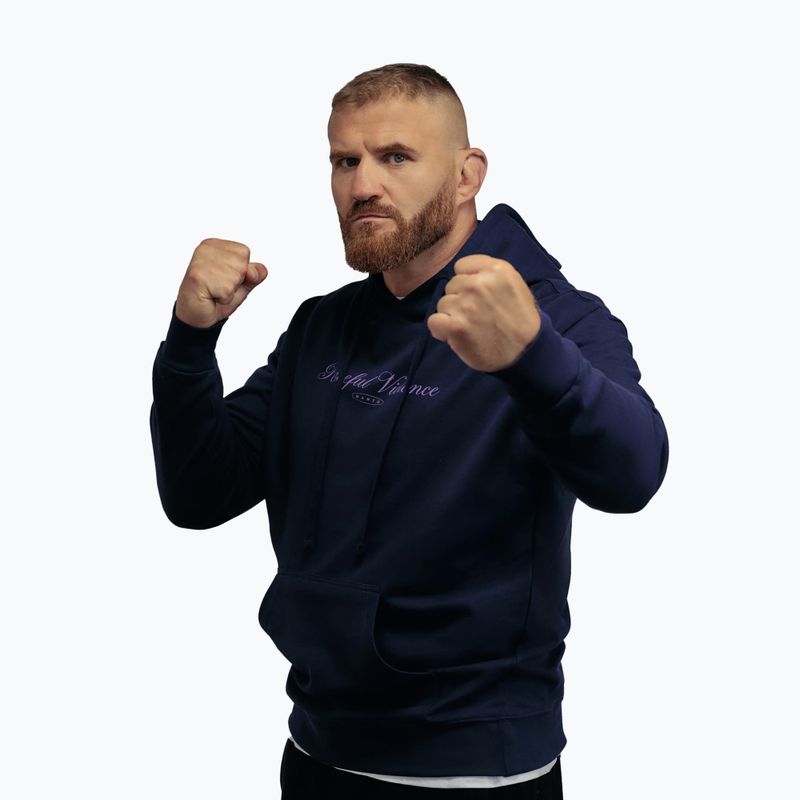 Чоловіча худі MANTO Peaceful Violence Hoody темно-синій