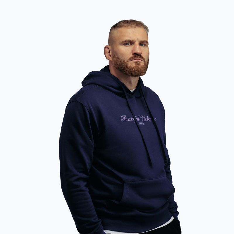Кофта чоловіча MANTO Peaceful Violence Hoody синій 3