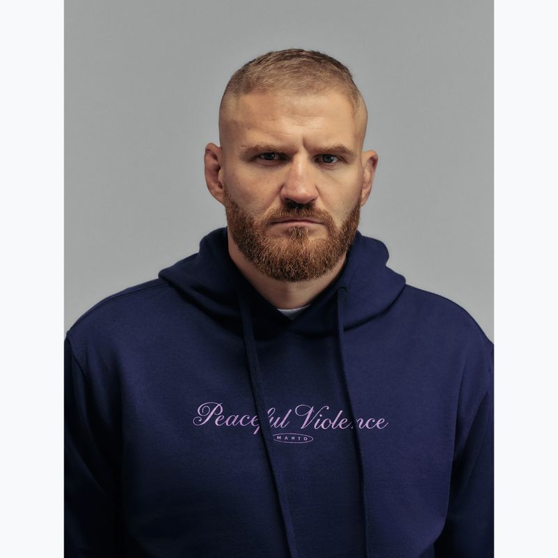Кофта чоловіча MANTO Peaceful Violence Hoody синій 4