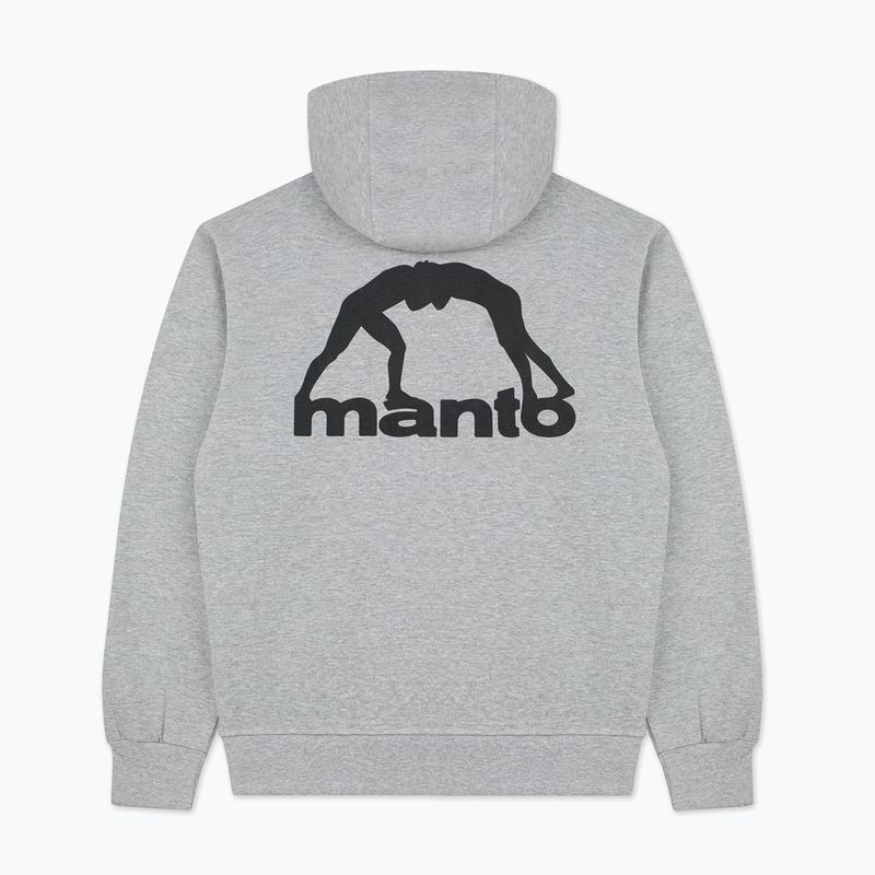 Чоловіча худі MANTO Peaceful Violence Hoody сірий 5