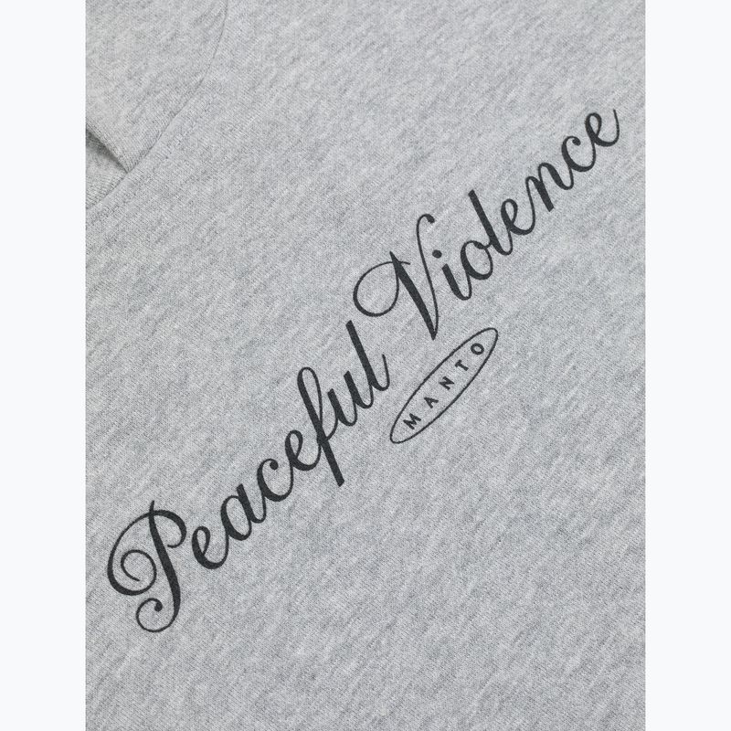 Кофта чоловіча MANTO Peaceful Violence Hoody сірий 6