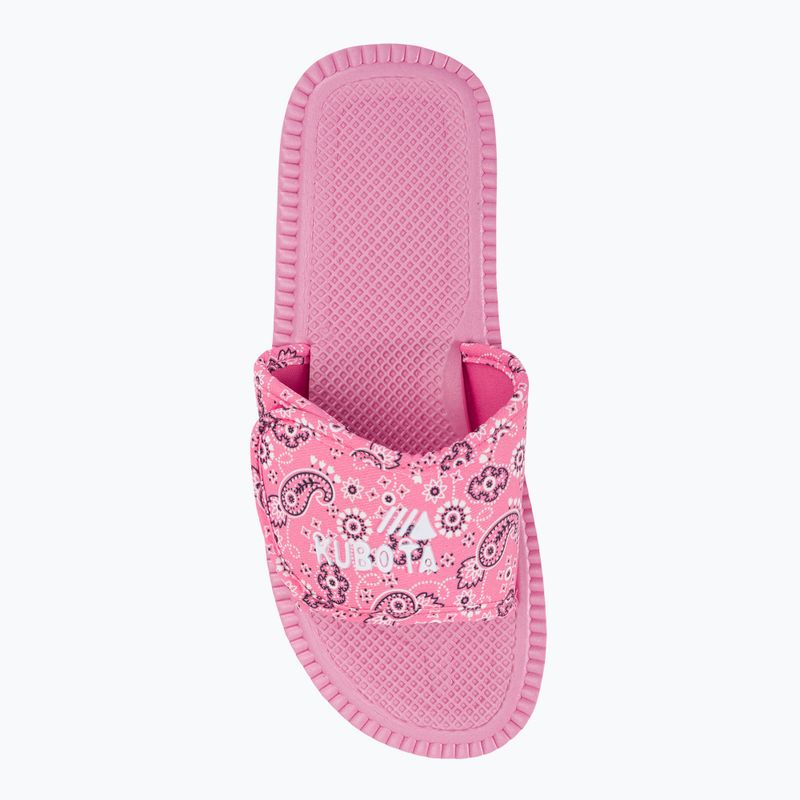 Шльопанці жіночі Kubota Bandana różowe 6