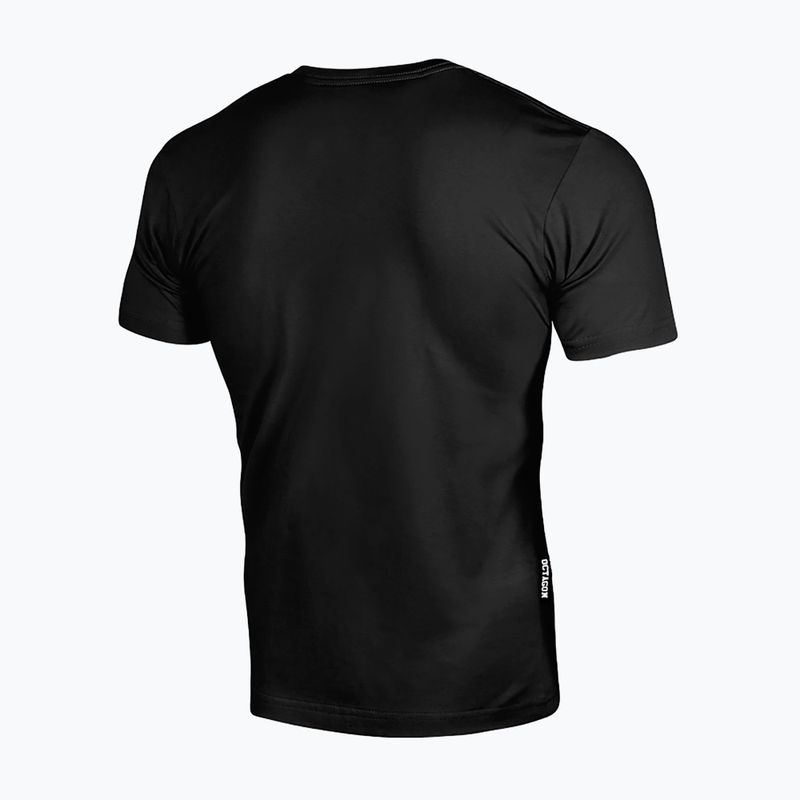 Футболка чоловіча Octagon Small Logo black/grey 2