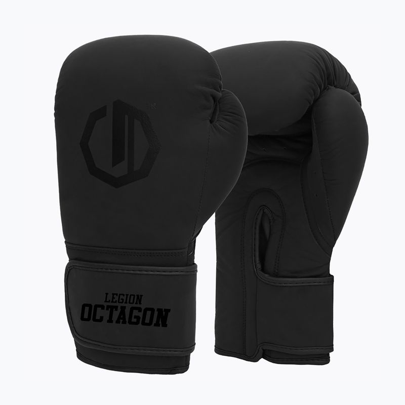 Рукавиці боксерські Octagon Legion Authority black 2