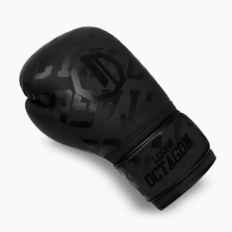 Рукавиці боксерські Octagon Legion Eclipse black 3