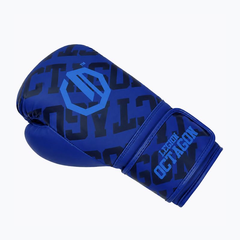 Рукавиці боксерські Octagon Legion Eclipse blue 3