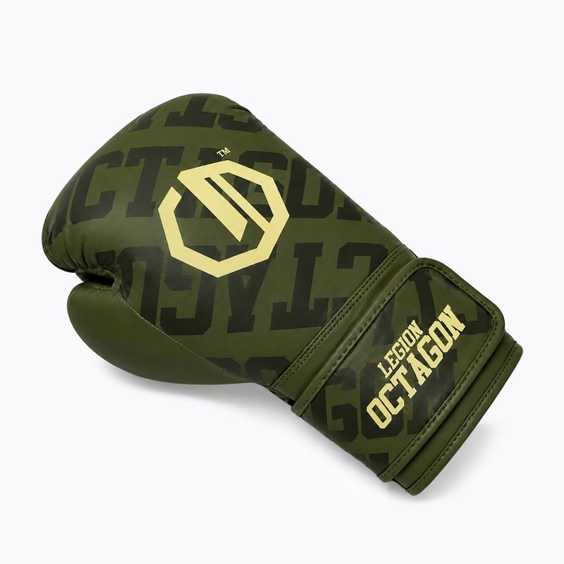 Рукавиці боксерські Octagon Legion Eclipse khaki 3