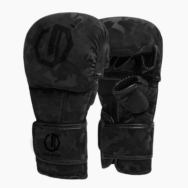 Рукавиці спарингові MMA Octagon Legion Shadow Strike MMA black 2