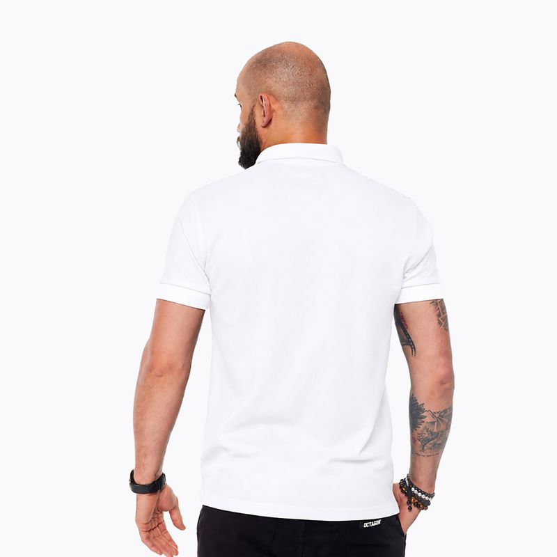 Футболка поло чоловіча Octagon Legion HFT Polo white 2