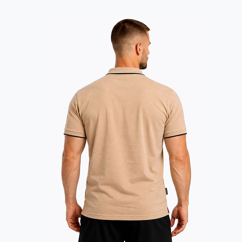 Футболка поло чоловіча Octagon Legion Tipped HFT Polo beige 2
