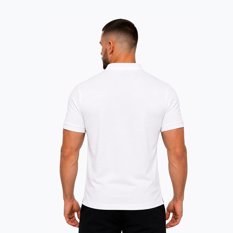 Футболка поло чоловіча Octagon Legion Small Logo 3D Polo white 2