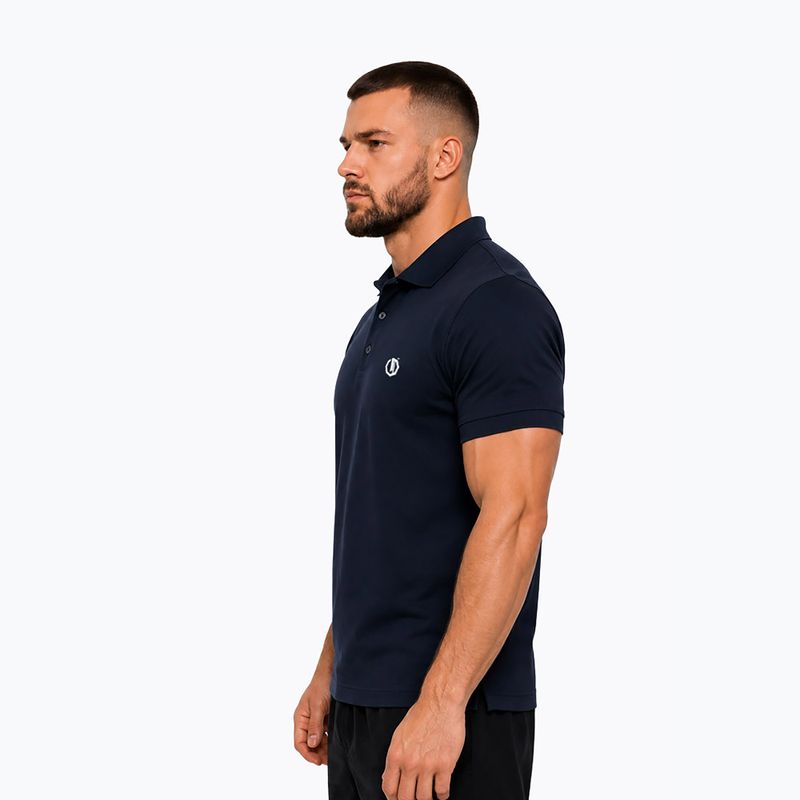 Футболка поло чоловіча Octagon Legion Small Logo 3D Polo dark navy 3