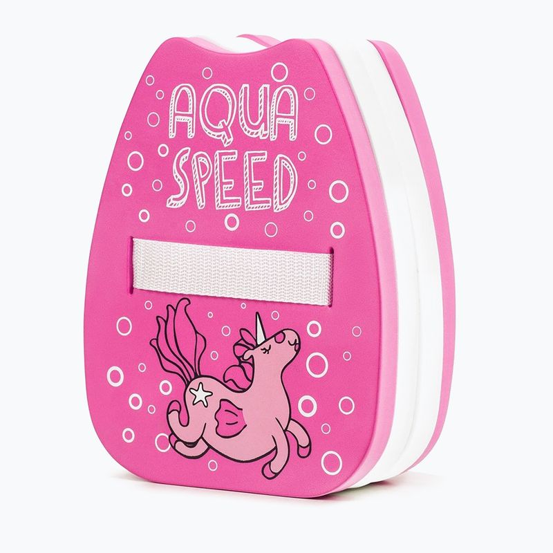 Дошка для плавання дитяча AQUA-SPEED Kiddie Unicorn рожева 4