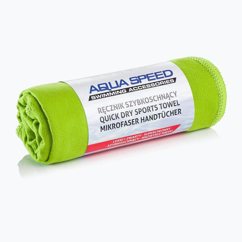 Рушник швидковисихаючий AQUA-SPEED Dry Flat зелений 2
