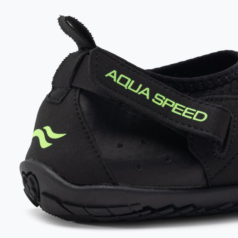 Аквашузи AQUA-SPEED Agama чорні/зелені 7