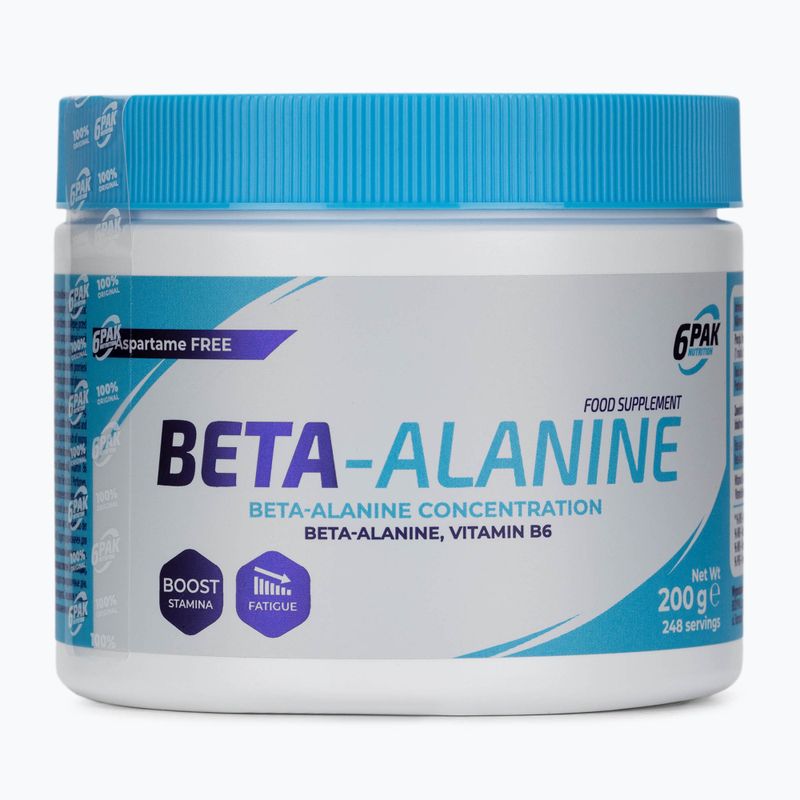 Передтренувальний комплекс 6PACK Beta Alanine 200г PAK/134