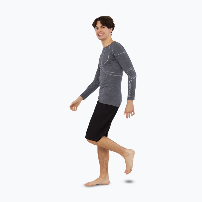 Лонгслів термічний чоловічий Viking Lan Pro dark grey/light grey 2