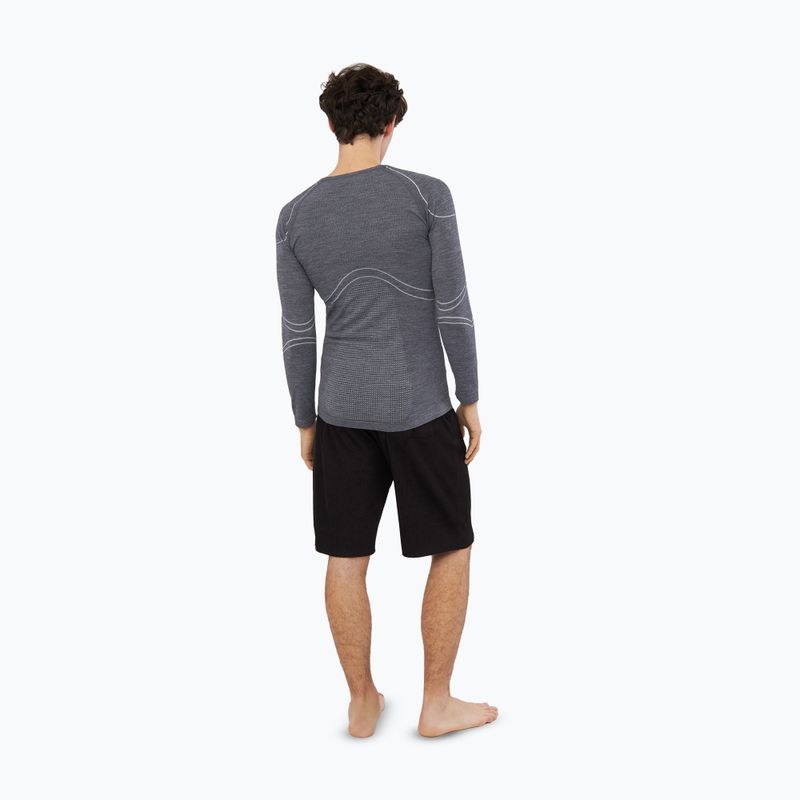 Лонгслів термічний чоловічий Viking Lan Pro dark grey/light grey 3