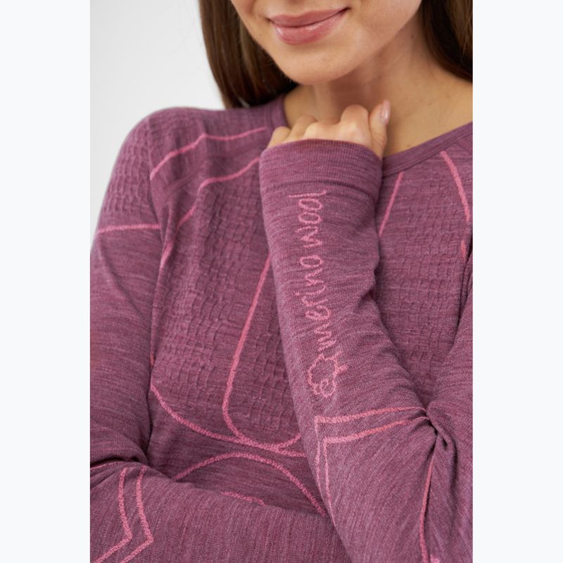 Комплект термобілизни жіночий Viking Lan Pro claret/light pink 8