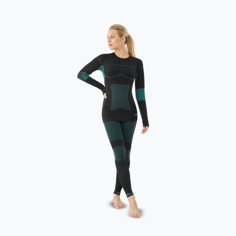 Жіночий комплект термобілизни Viking Ilsa black/turquoise 7