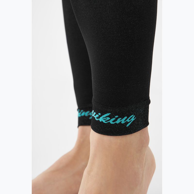 Комплект термобілизни жіночий Viking Ilsa black/turquise 14