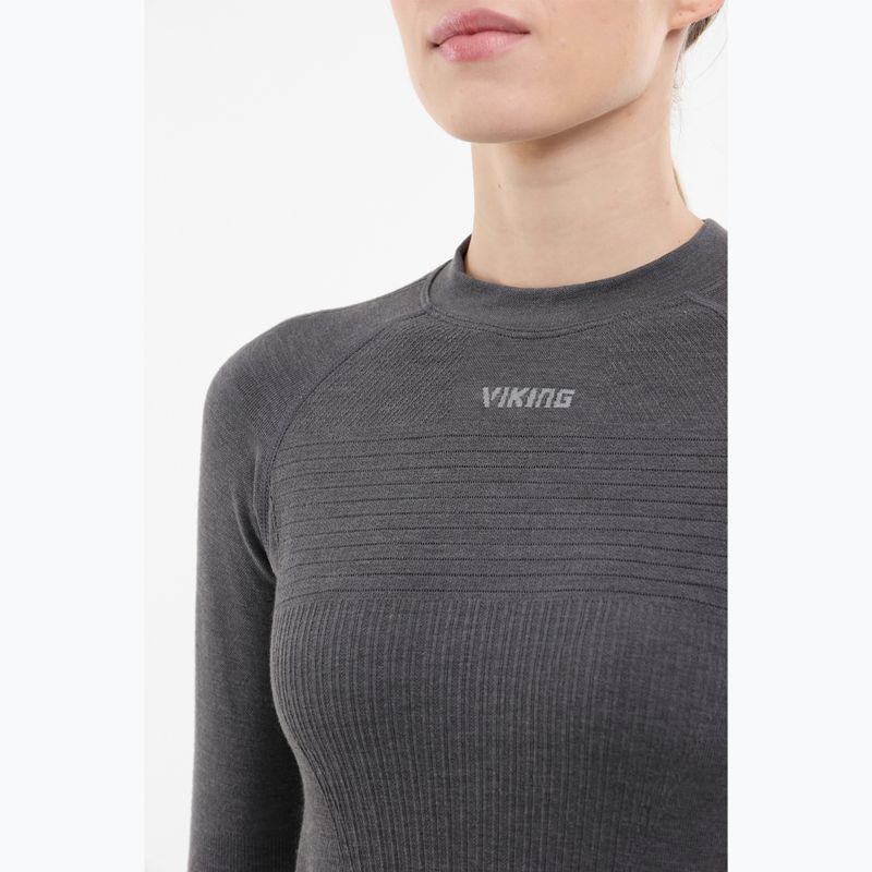 Жіноча термоактивна кофта Viking Tende dark grey 4