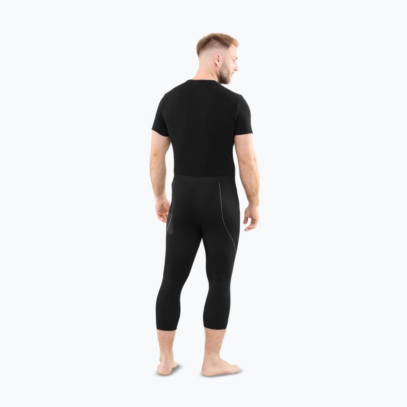 Штани термічні чоловічі Viking Eiger 2.0 3/4 black/grey 3