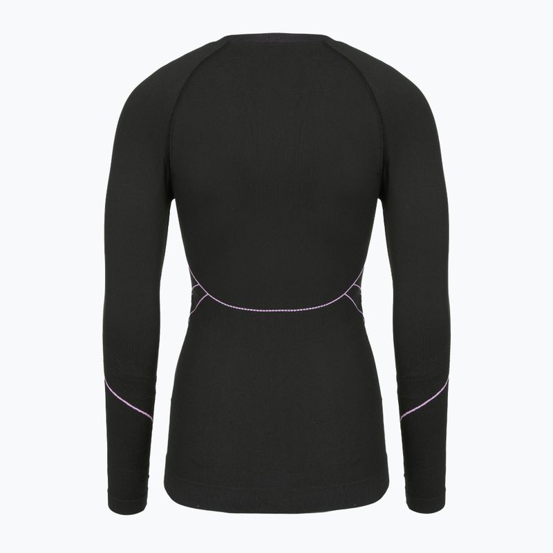 Жіноча термоактивна кофта Viking Etna 2.0 black/purple 2