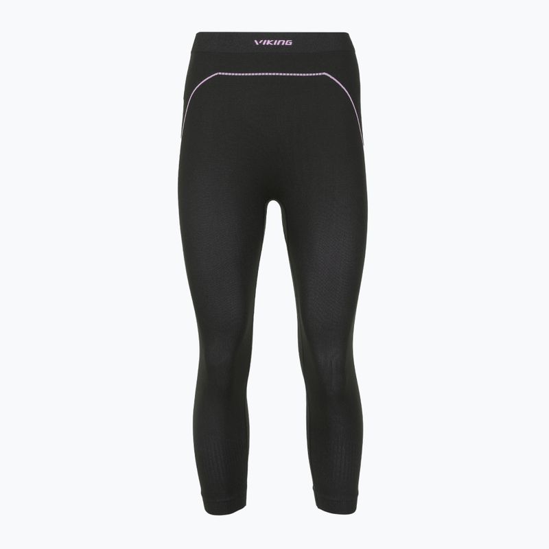 Штани термічні жіночі Viking Etna 2.0 3/4 black/purple 7