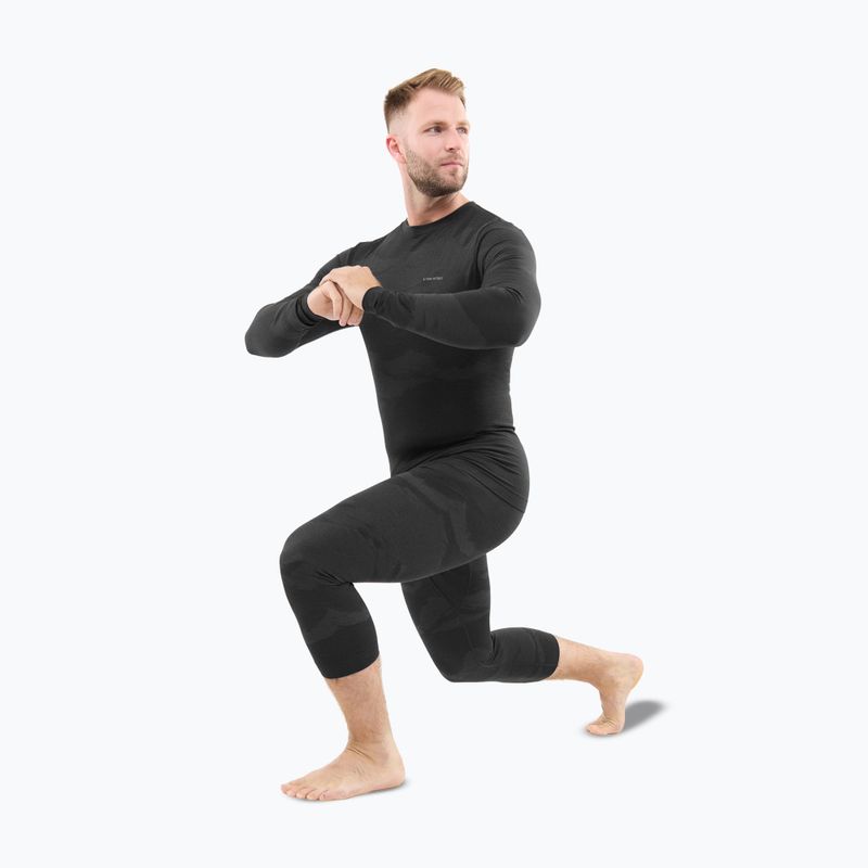 Комплект термобілизни чоловічий Viking Gasher 3/4 black 3