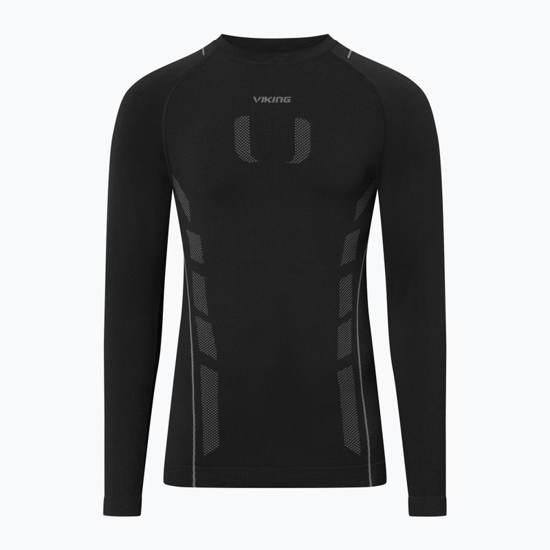 Чоловіча термоактивна кофта Viking Eiger 2.0 black/grey