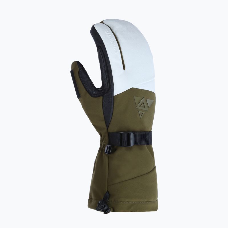 Рукавиці лижні Viking Norvik Pro Lobster Freeride olive/white 2