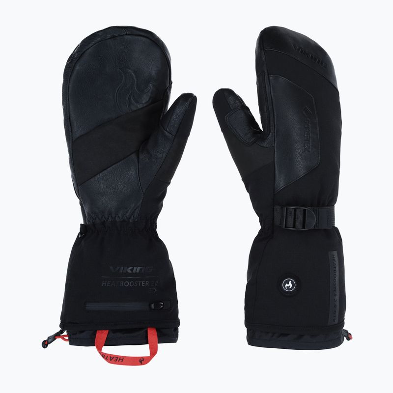 Лижні рукавички Viking Heatbooster 2.0 Gore-Tex Mitten black