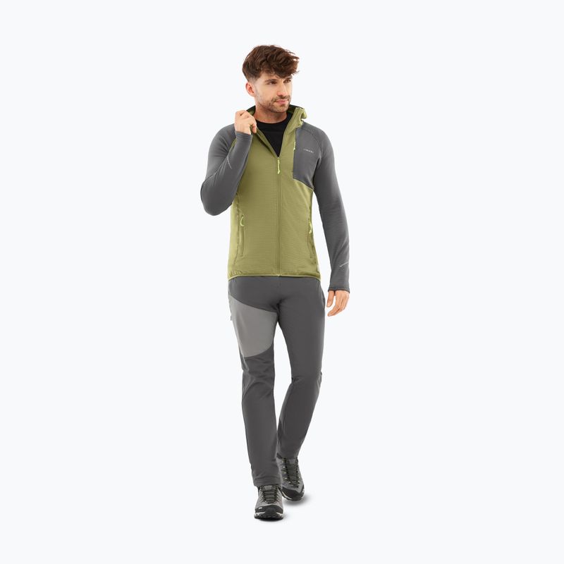 Кофта трекінгова чоловіча Viking Birger Hoodie olive/dark grey 3
