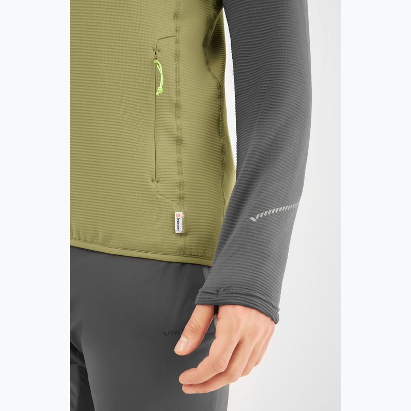 Кофта трекінгова чоловіча Viking Birger Hoodie olive/dark grey 6