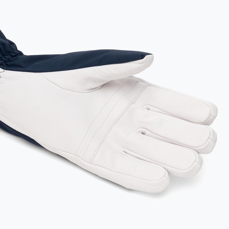 Рукавиці гірськолижні чоловічі Viking Sven Ski navy/white leather 4