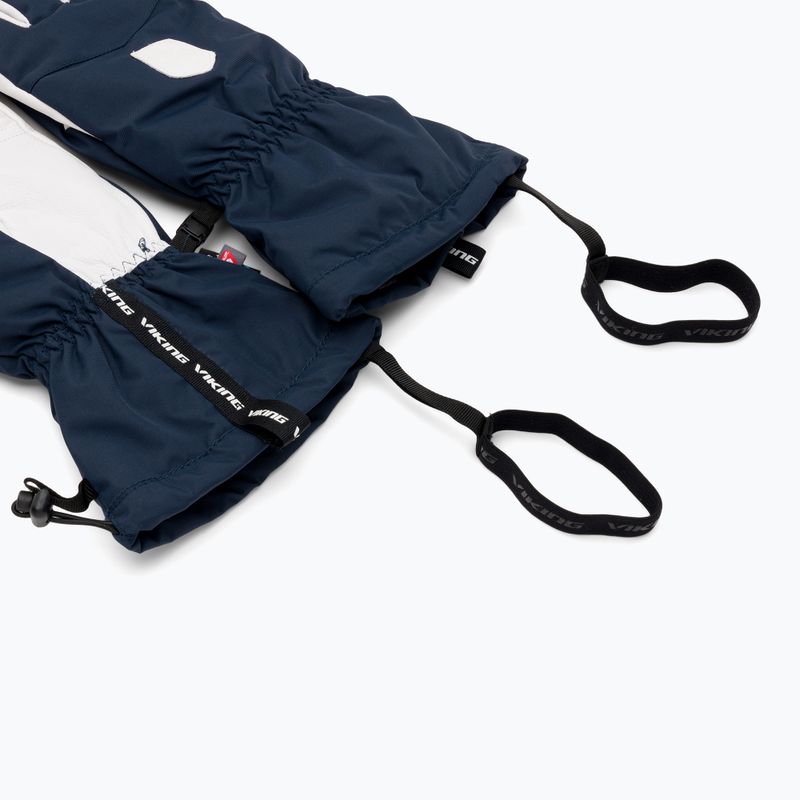 Рукавиці гірськолижні чоловічі Viking Sven Ski navy/white leather 6