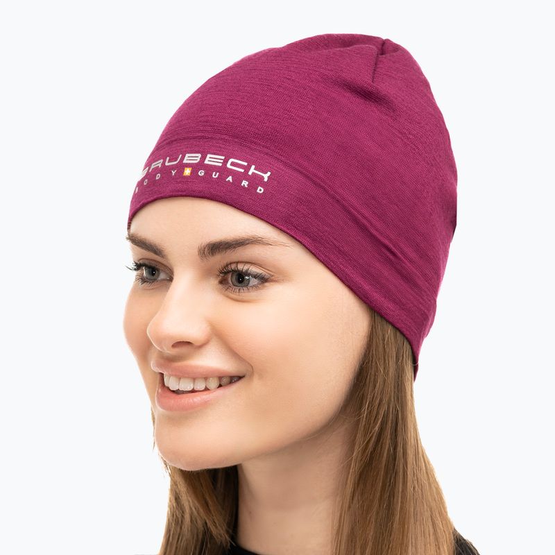 Термошапка Brubeck HM10180 Extreme Wool фіолетова 6
