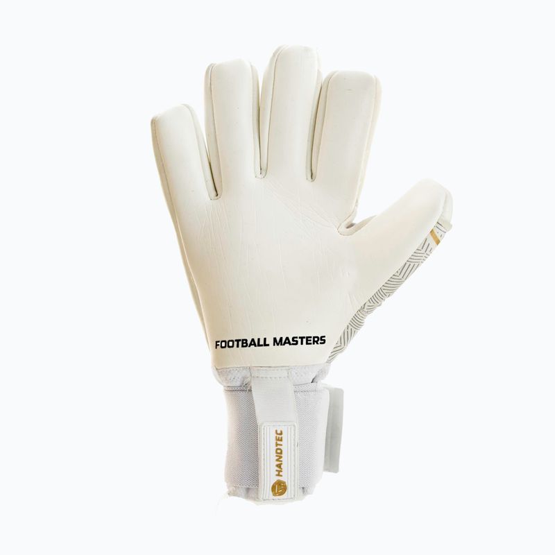 Рукавиці воротарські Football Masters Voltage Plus NC v 4.0 білі/золоті 6