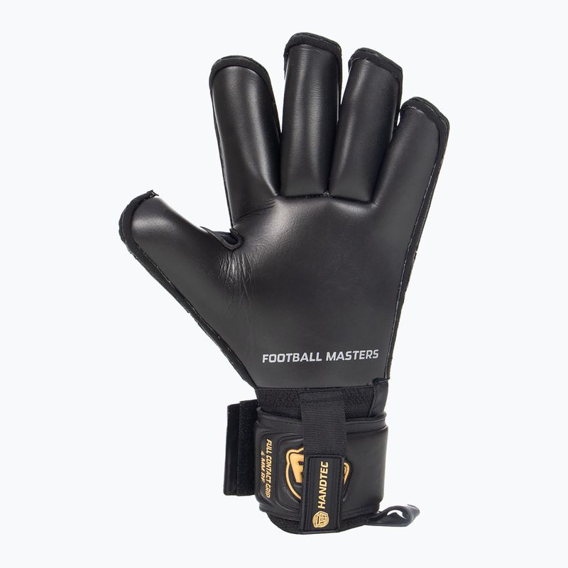 Рукавиці воротарські Football Masters Full Contact RF v4.0 чорні/золоті 6