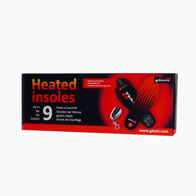 Устілки для лижних черевиків з підігрівом z pilotem Glovii GW2 чорні 13