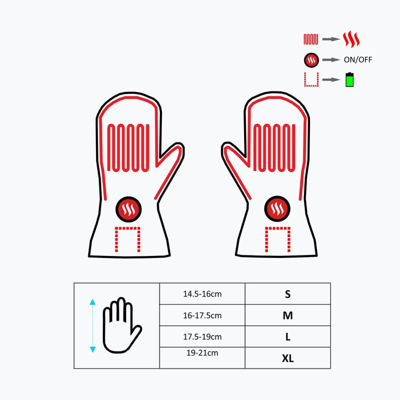 Рукавиці з підігрівом Glovii GZ1 чорні 11