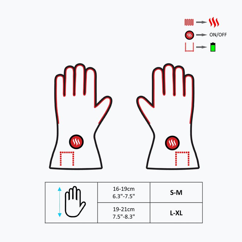 Рукавиці з підігрівом з водонепроникним шаром Glovii GYB 8